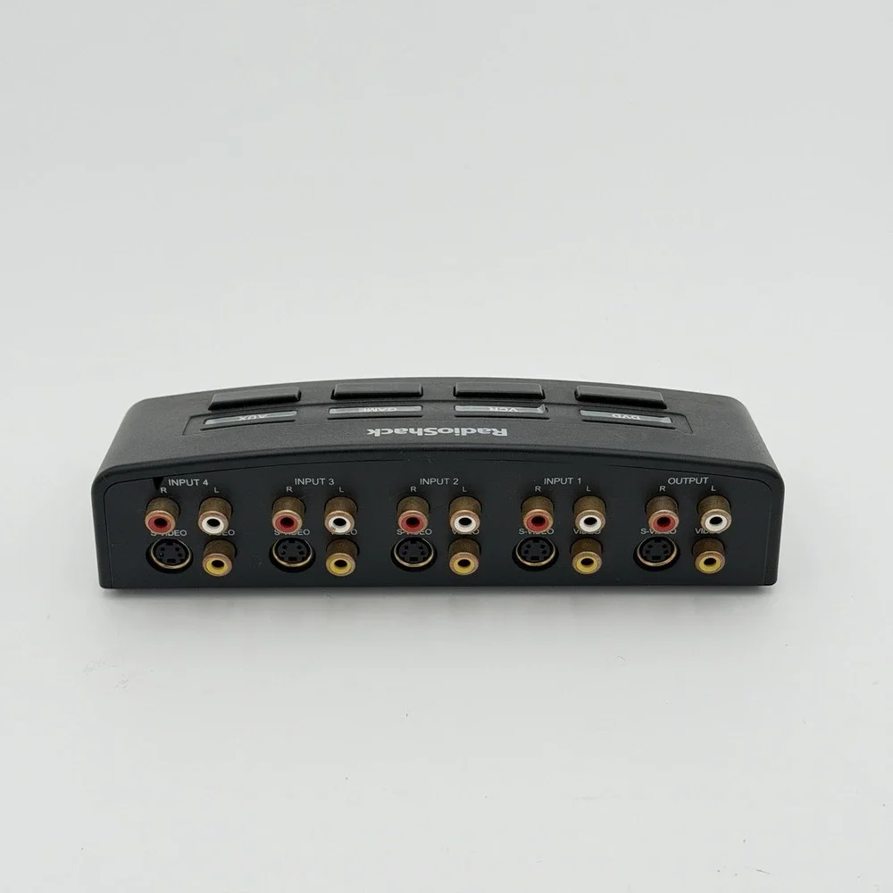RadioShack Composite A/V Selector Switch‎ 4-in 1-out Model 15-313